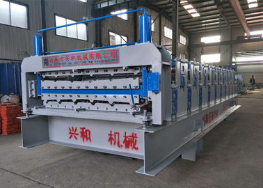 China rollo de la capa doble 4Ton que forma la máquina con el material rodante del acero de carbono 45 proveedor
