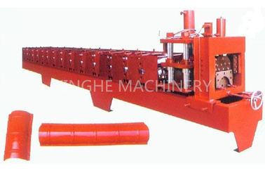 China Chapa elegante del color rojo que forma el equipo con el manual Uncoiler de la alta capacidad proveedor