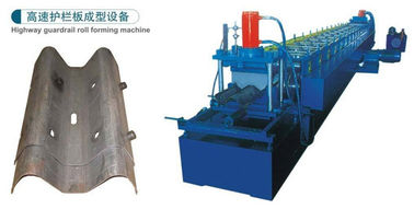 China Rollo de la barandilla de la carretera de PPGI que forma la máquina para hacer 310m m la hoja acanalada proveedor