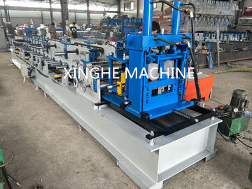 China Rollo automático de la correa del haz de acero C Z del canal del metal que forma la máquina aprisa permutable proveedor